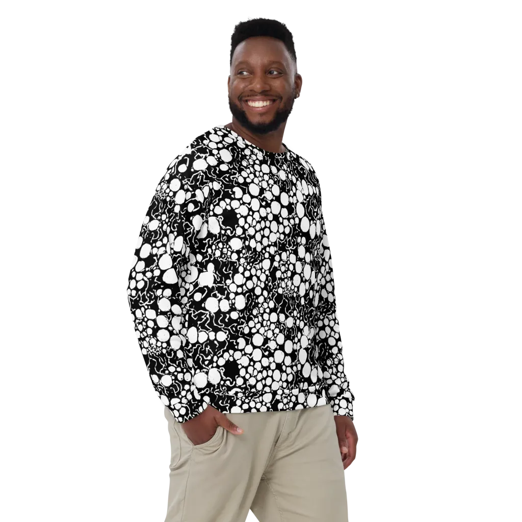 Ink Bubble Riot on Sweatshirt — Front