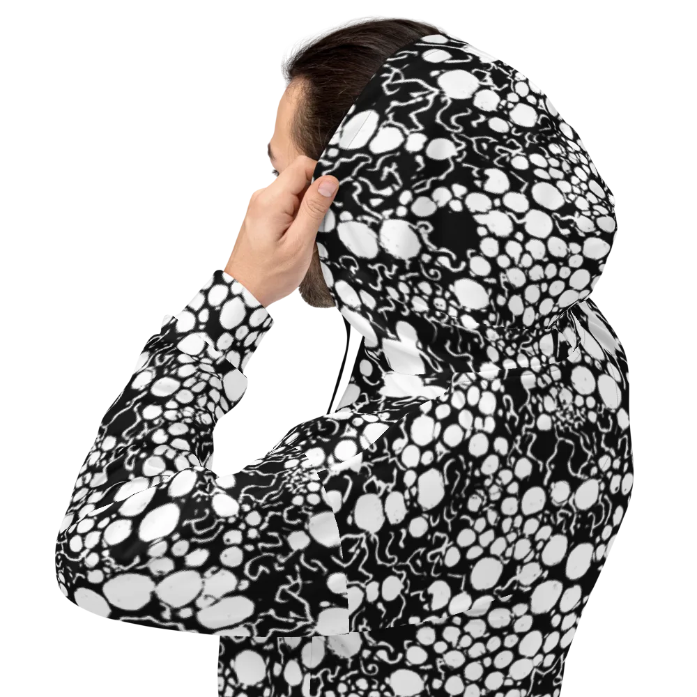 Ink Bubble Riot on Hoodie — Back