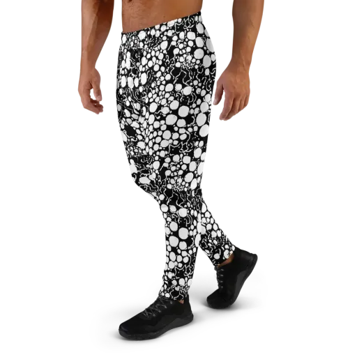 Ink Bubble Riot on a Men's Joggers