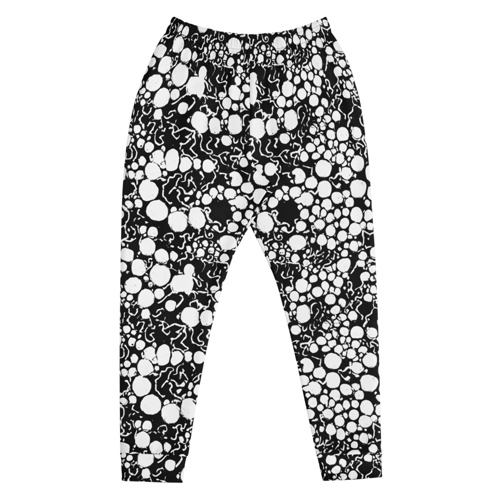 Ink Bubble Riot on Men's Joggers — Front