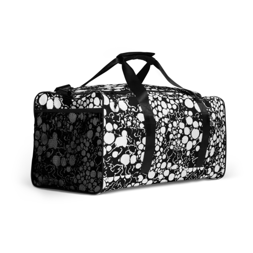 Ink Bubble Riot on a Duffle Bag