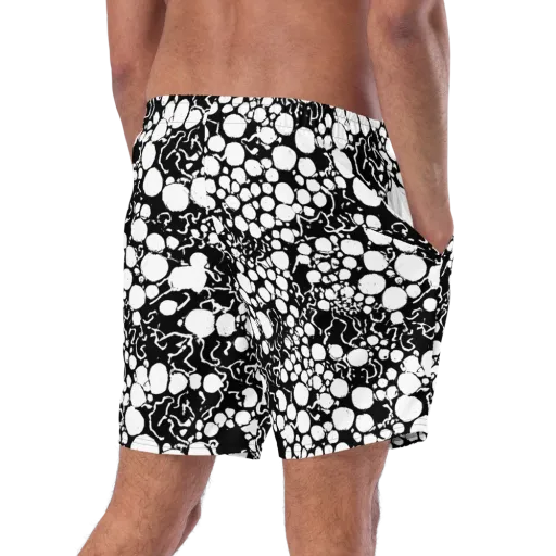 Ink Bubble Riot on a Swim Trunks