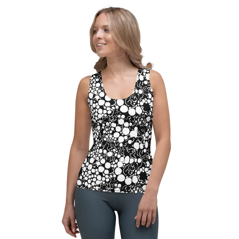 Ink Bubble Riot on Women's Tank Top — Front