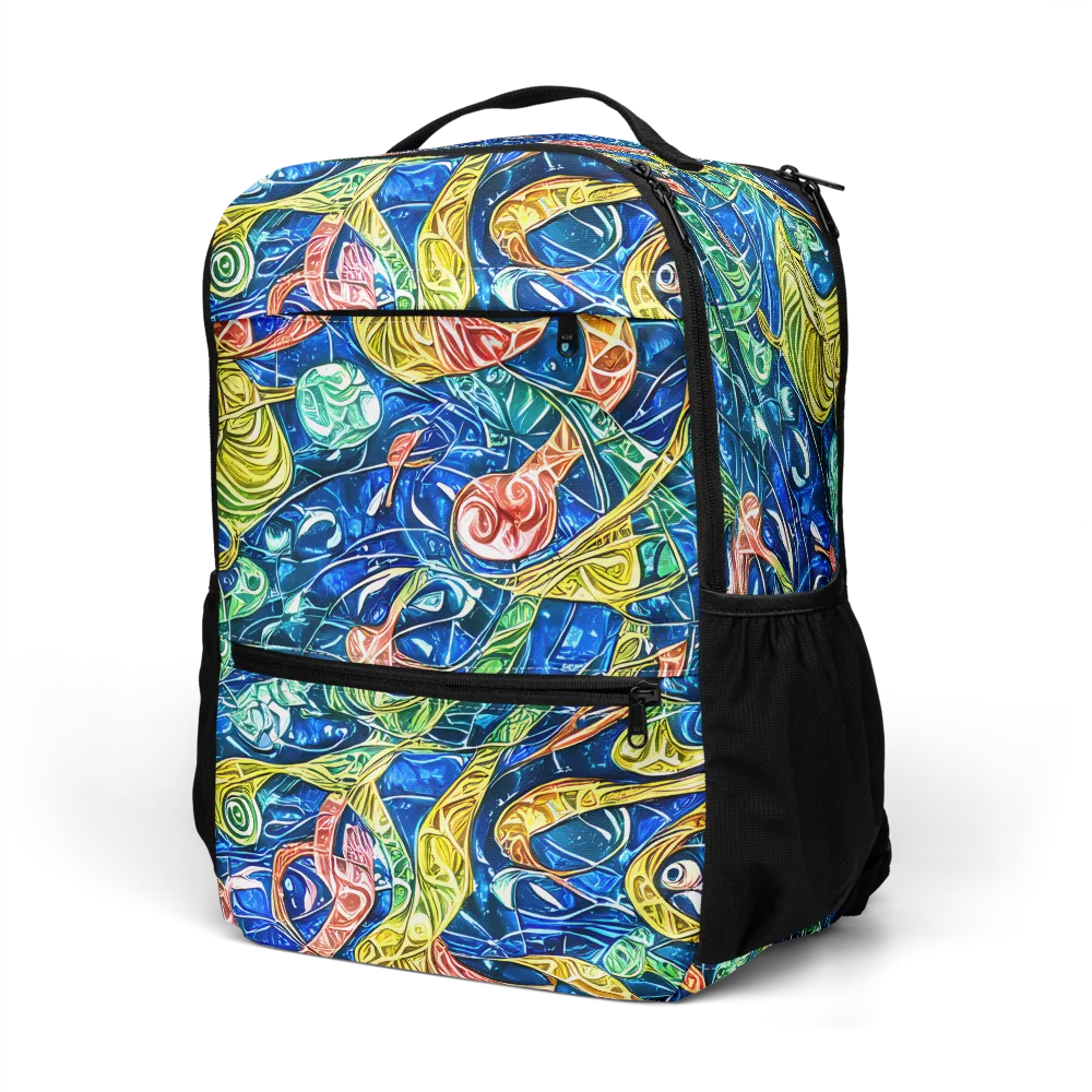 Sonic Tide on Utility Backpack — Left Front
