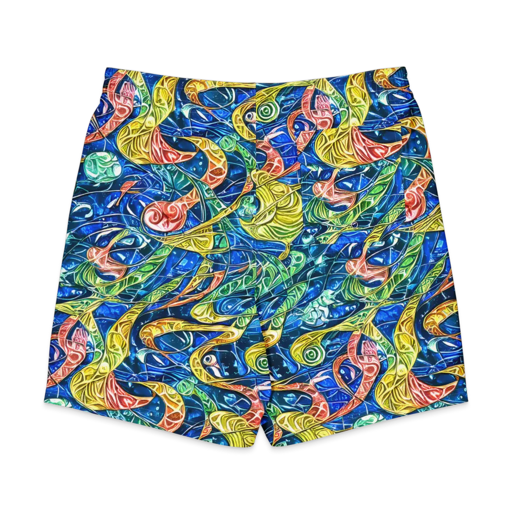 Sonic Tide on Men's Board Shorts — Back