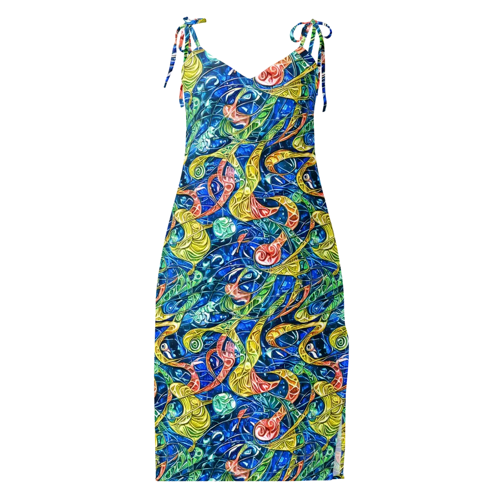 Sonic Tide on Slip Dress — Front