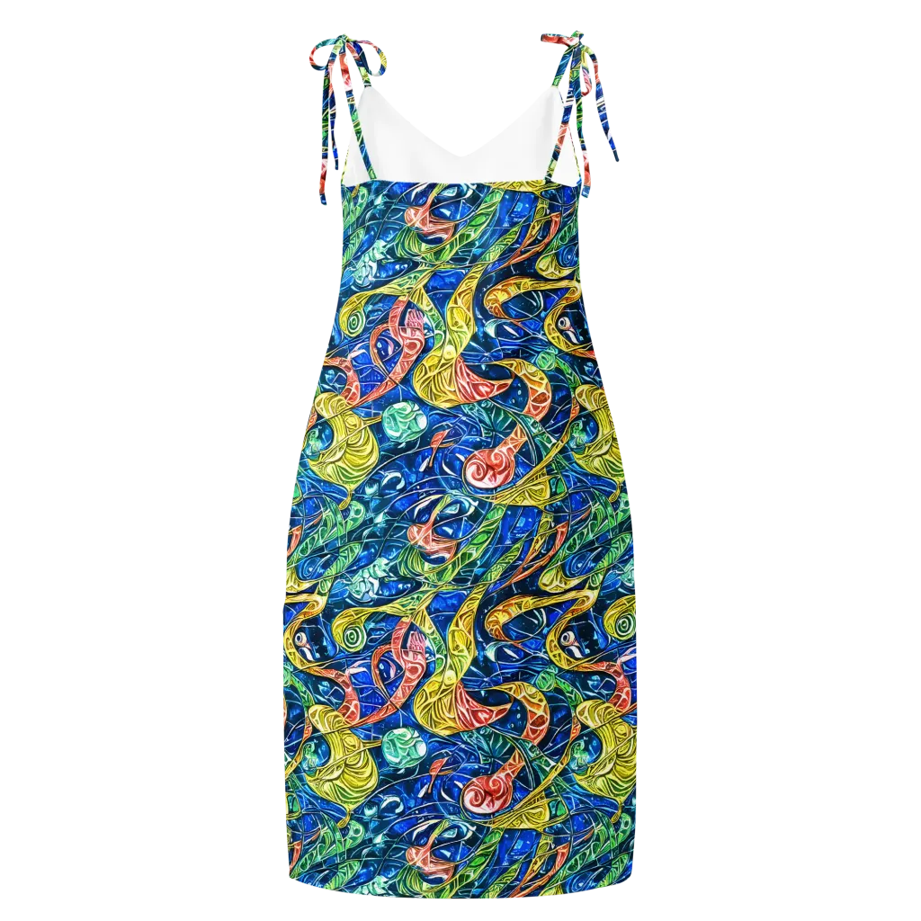 Sonic Tide on Slip Dress — Back