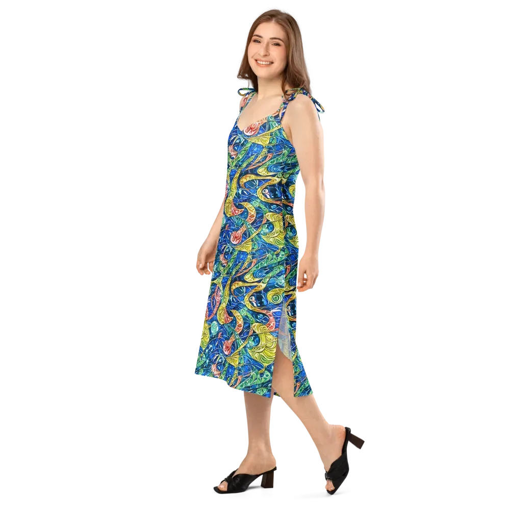 Sonic Tide on Slip Dress — Left Front