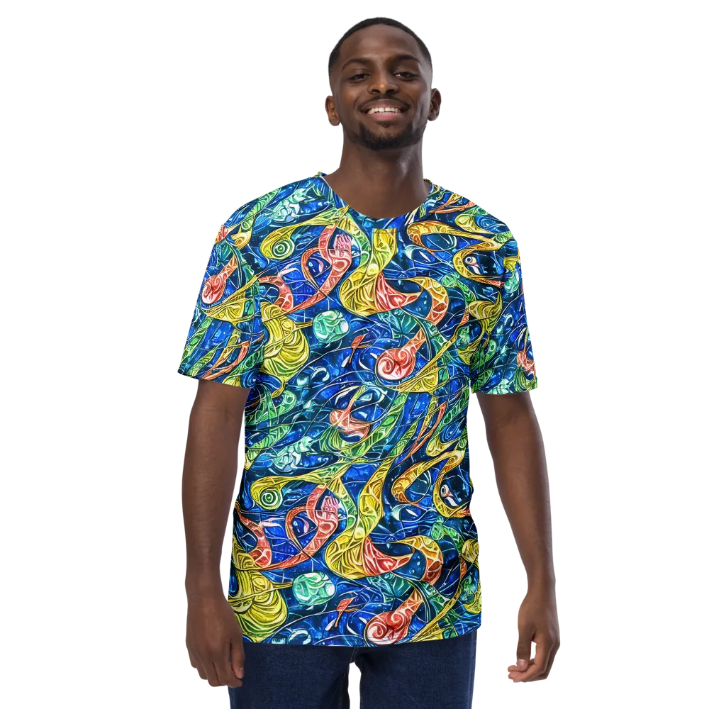 Sonic Tide on Men's Crew Neck T-Shirt — Front