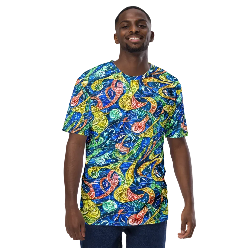 Sonic Tide on Men's Crew Neck T-Shirt — Front