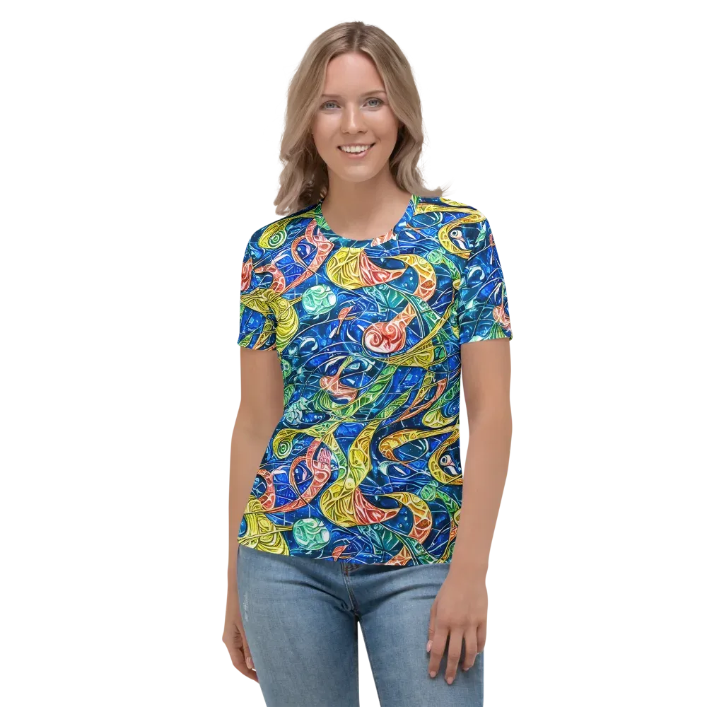 Sonic Tide on Women's Crew Neck T-Shirt — Front