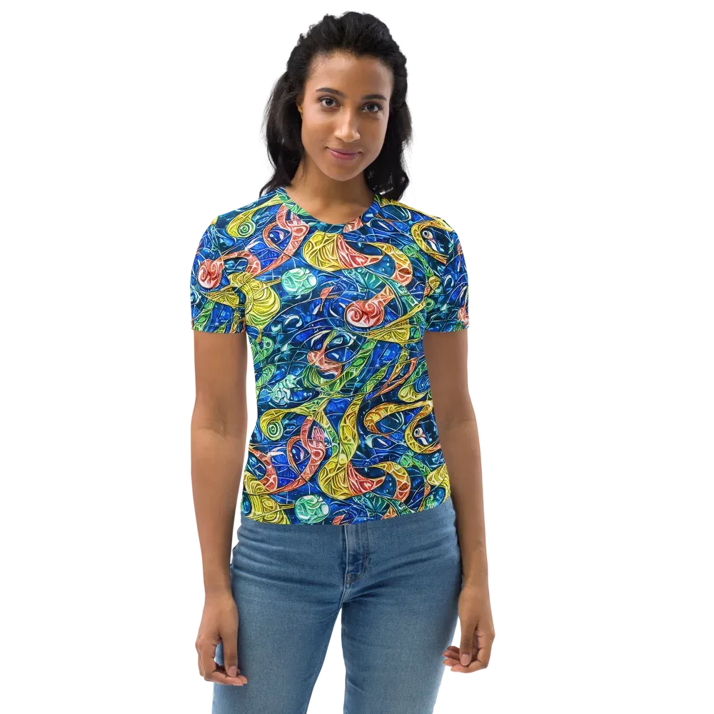 Sonic Tide on Women's Crew Neck T-Shirt — Front