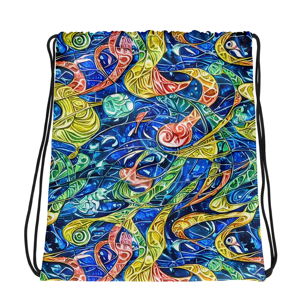 Sonic Tide on Drawstring Bag — Photo