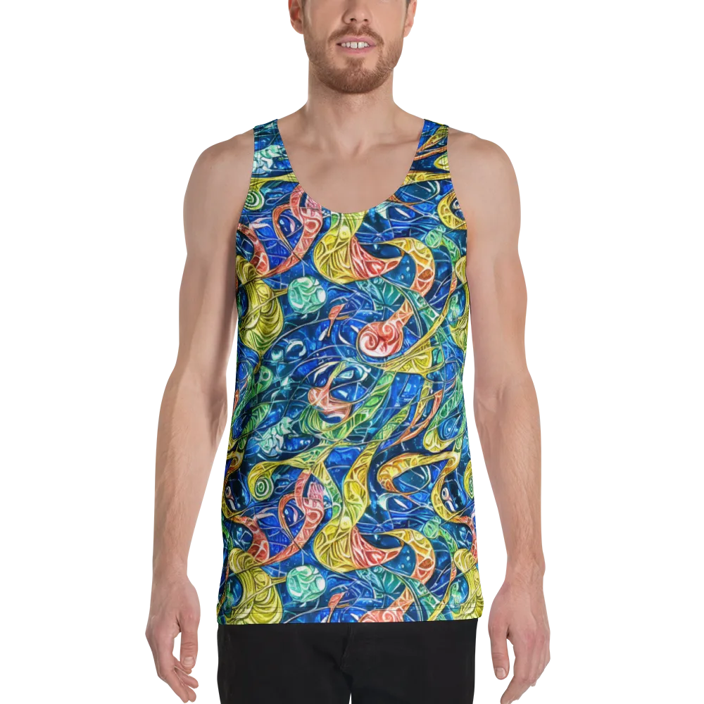 Sonic Tide on Men's Tank Top — Front