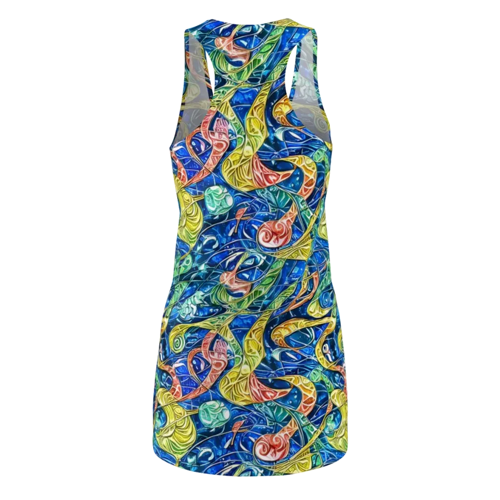 Sonic Tide on Racerback Dress — Back
