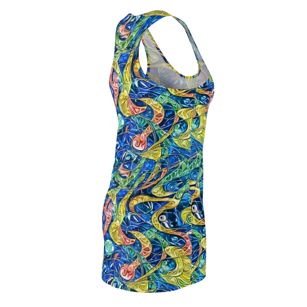 Sonic Tide on Racerback Dress — Back Side