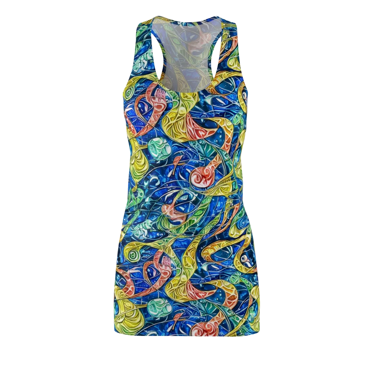 Sonic Tide on Racerback Dress — Front