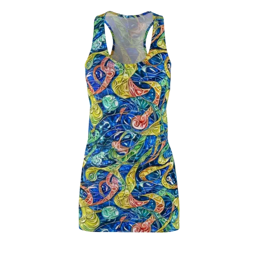 Sonic Tide on a Racerback Dress