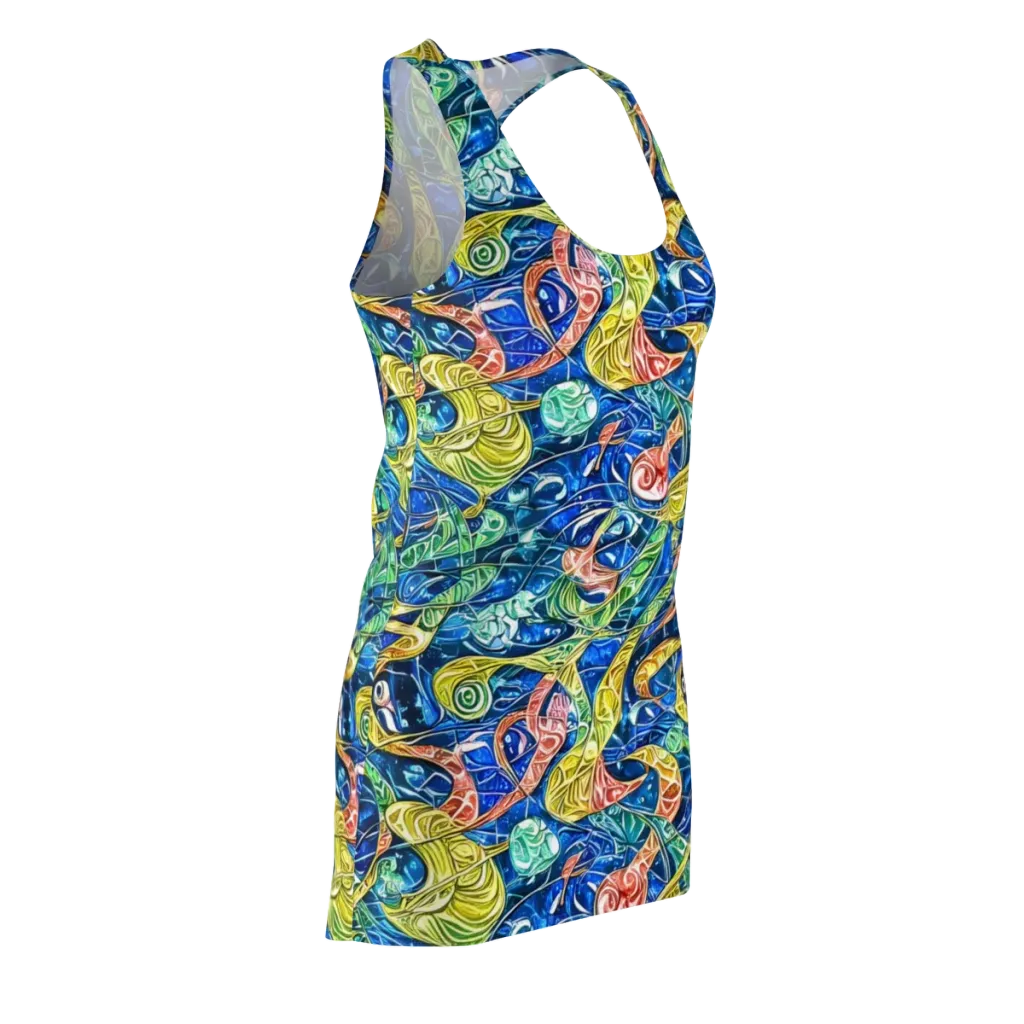 Sonic Tide on Racerback Dress — Front Side