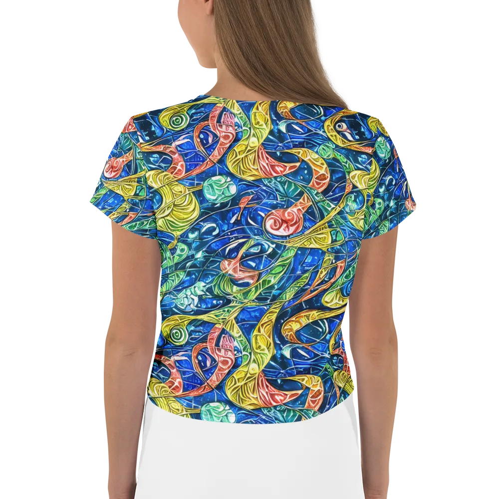 Sonic Tide on Crop Tee — Back