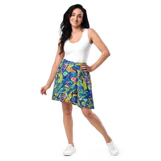 Sonic Tide on a Skater Skirt
