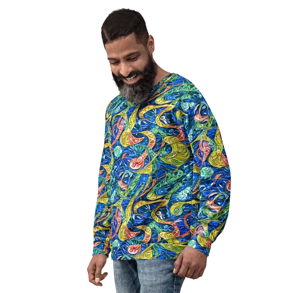 Sonic Tide on Sweatshirt — Left Front