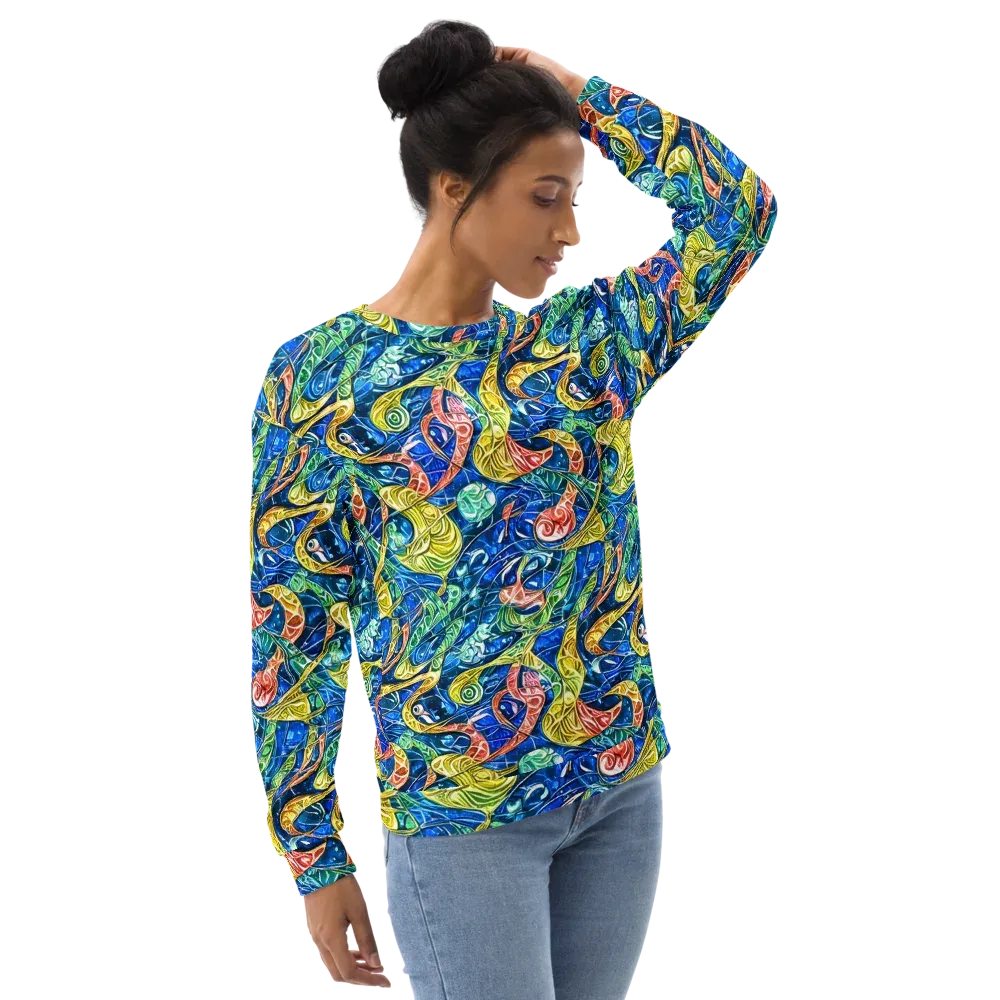 Sonic Tide on Sweatshirt — Right Front