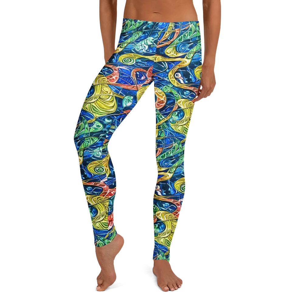 Sonic Tide on Leggings — Front