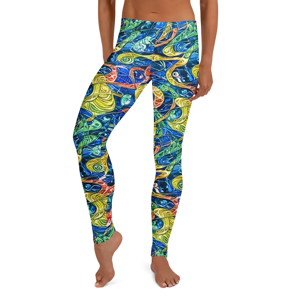 Sonic Tide on Leggings — Front
