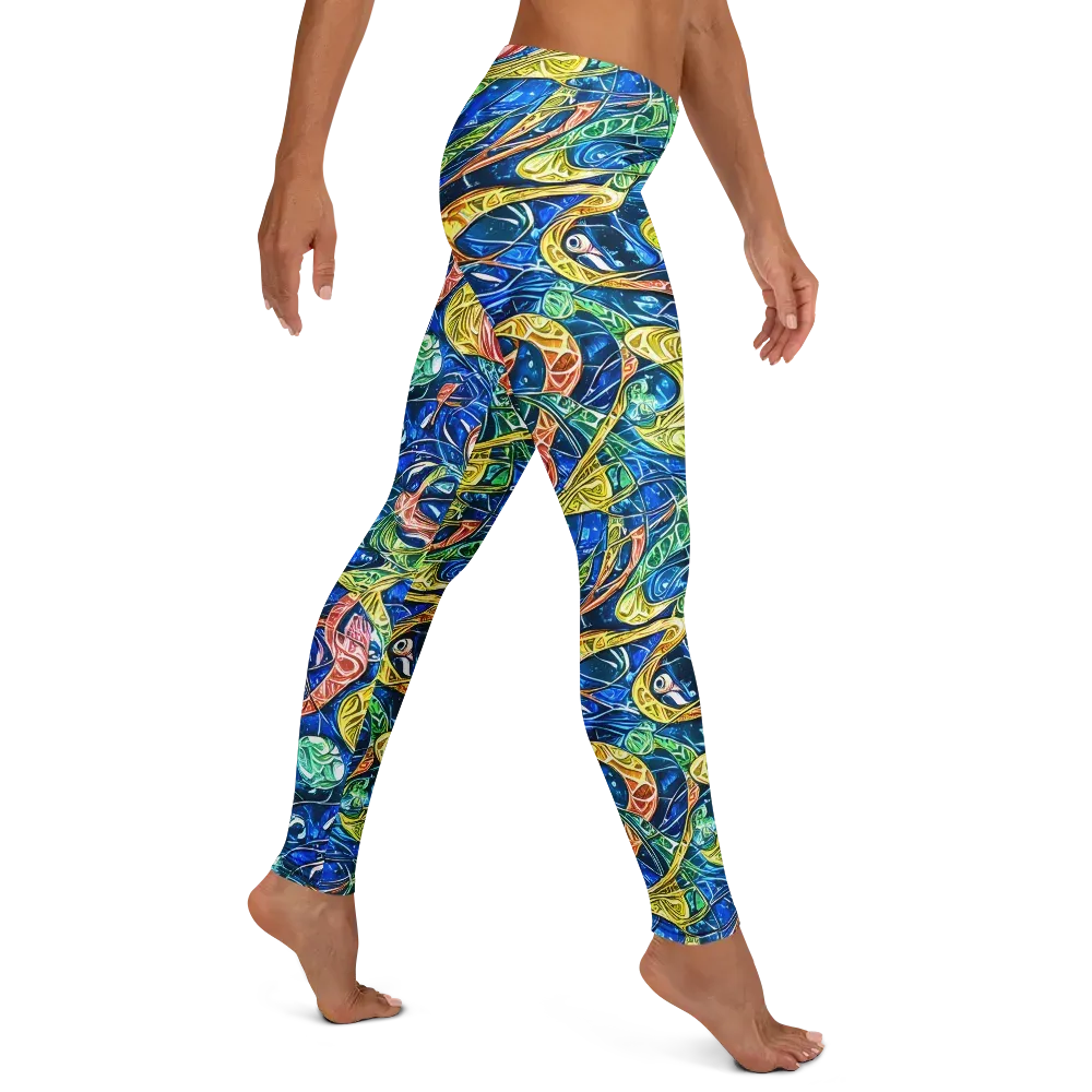 Sonic Tide on Leggings — Right