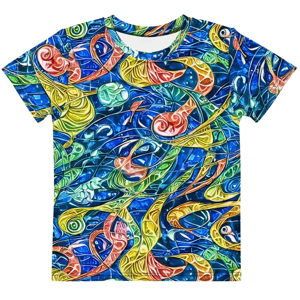 Sonic Tide on Kids Crew Neck T-Shirt — Front