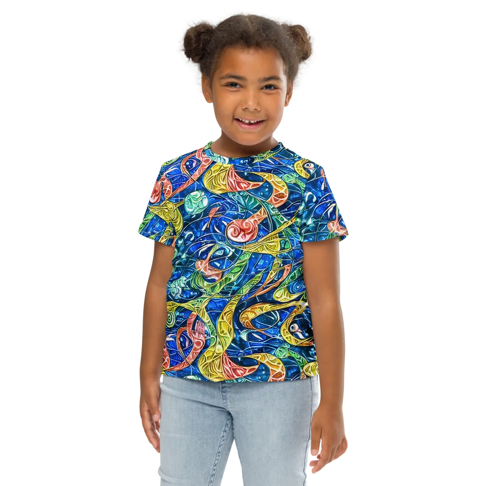 Sonic Tide on Kids Crew Neck T-Shirt — Front