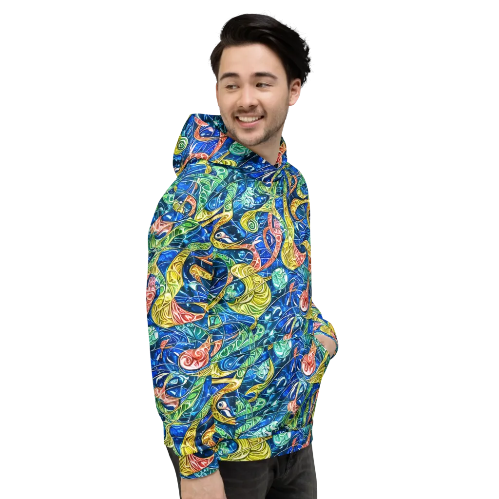 Sonic Tide on Hoodie — Right