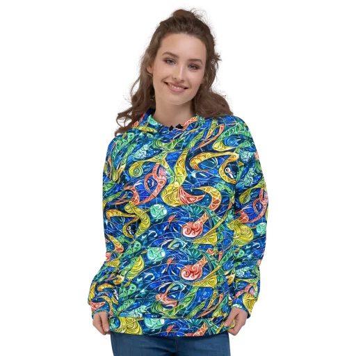 Sonic Tide on a Hoodie
