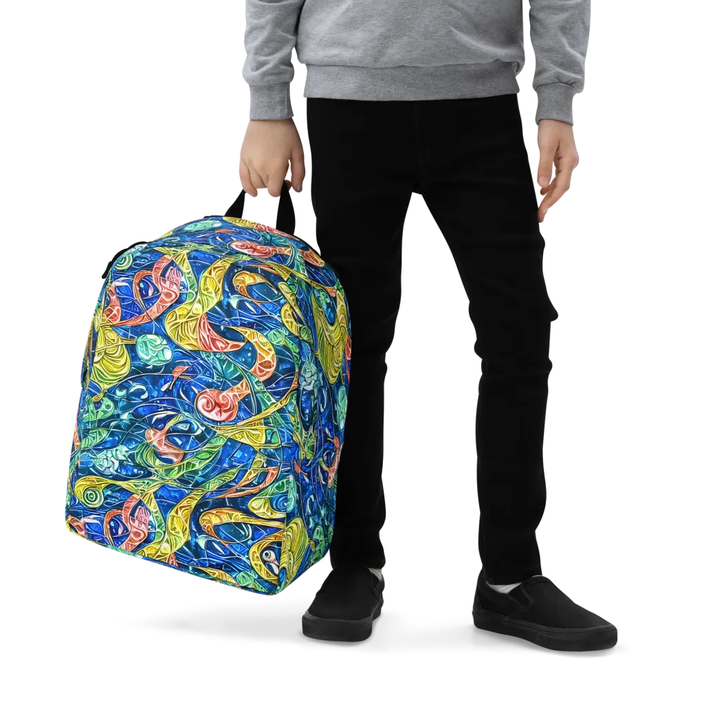 Sonic Tide on Minimalist Backpack — Zoomed-in