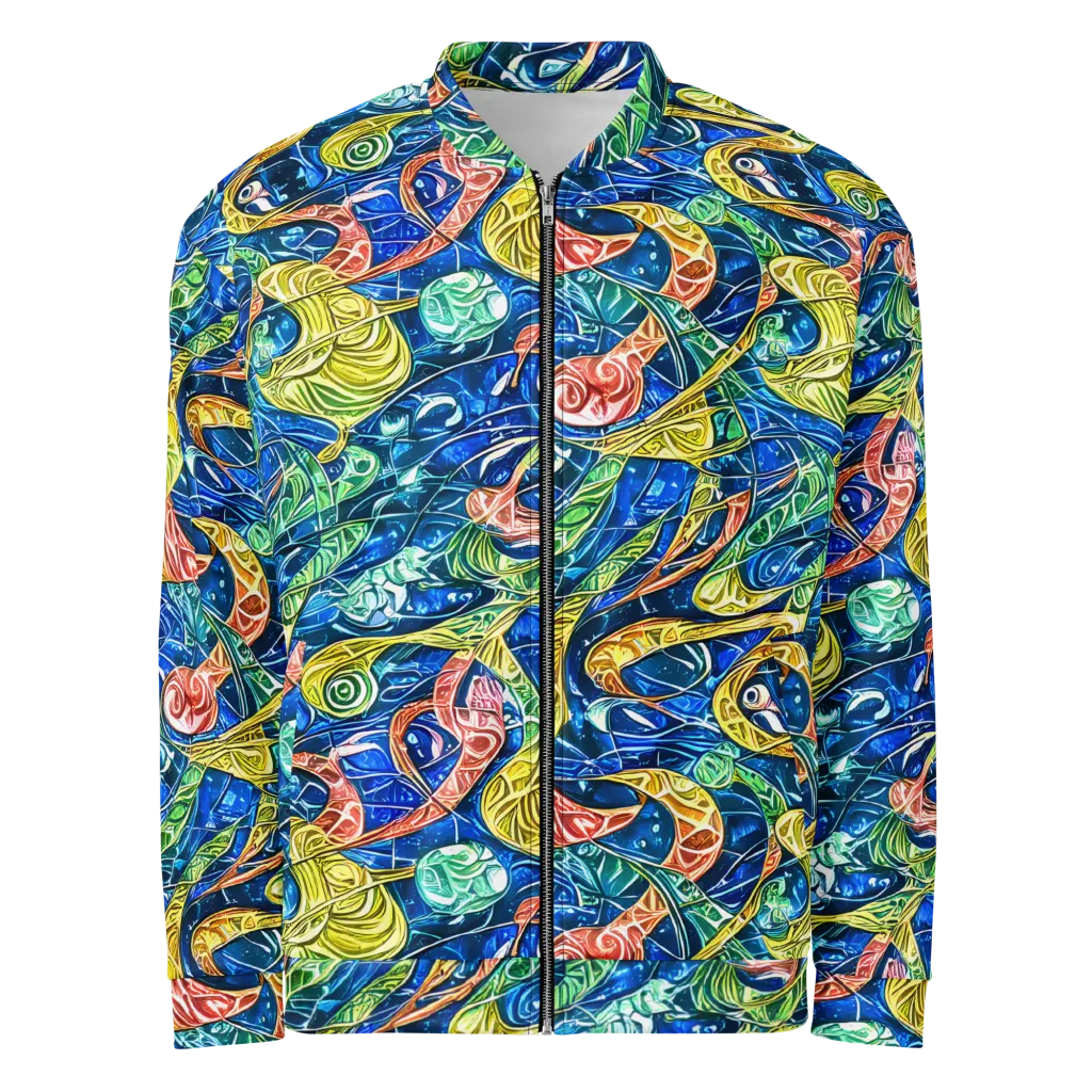 Sonic Tide on Bomber Jacket — Front