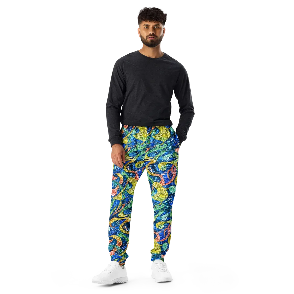 Sonic Tide on Men's Joggers — Front