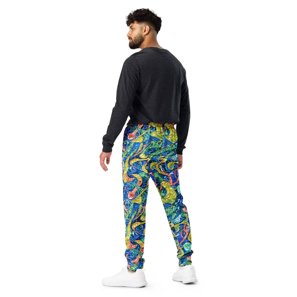 Sonic Tide on Men's Joggers — Back