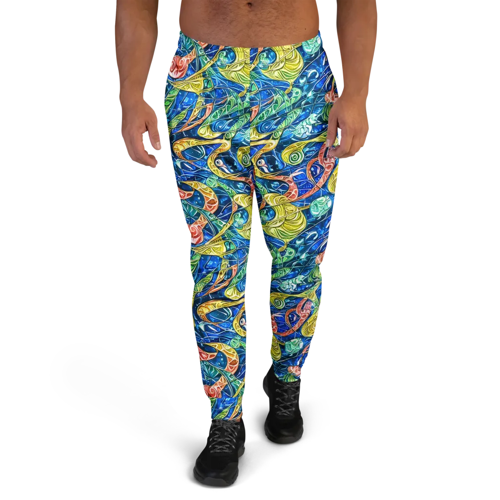 Sonic Tide on Men's Joggers — Front