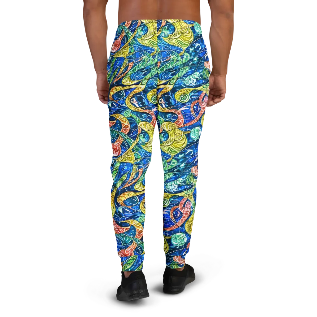 Sonic Tide on Men's Joggers — Back