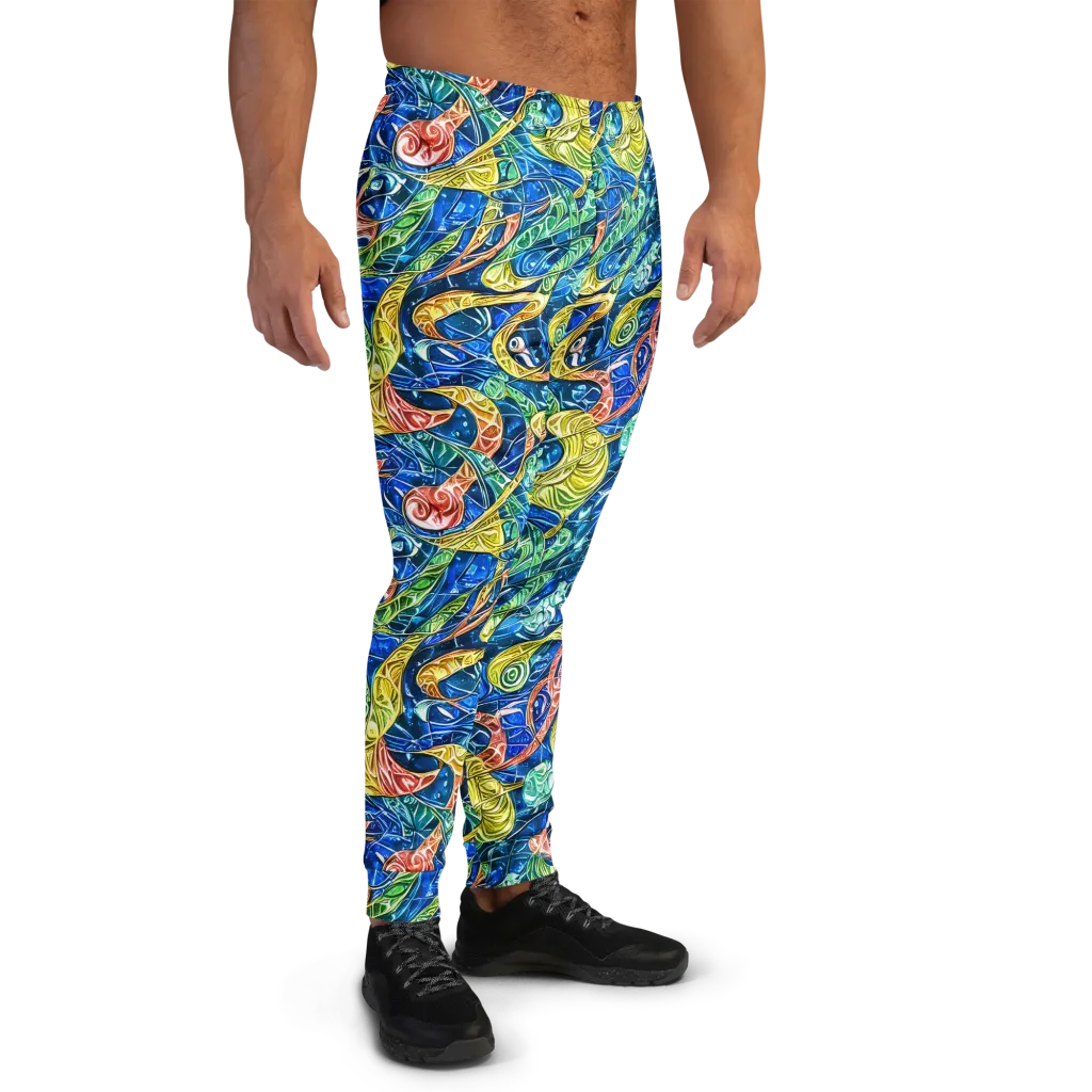 Sonic Tide on Men's Joggers — Right