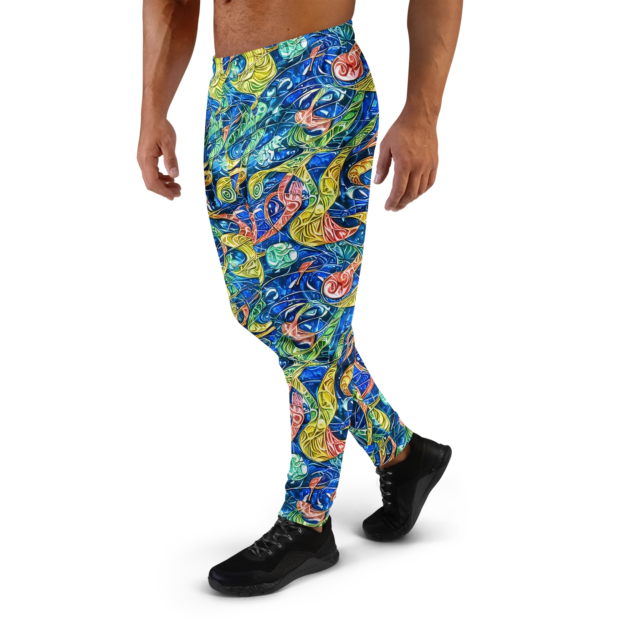 Sonic Tide on Men's Joggers — Left