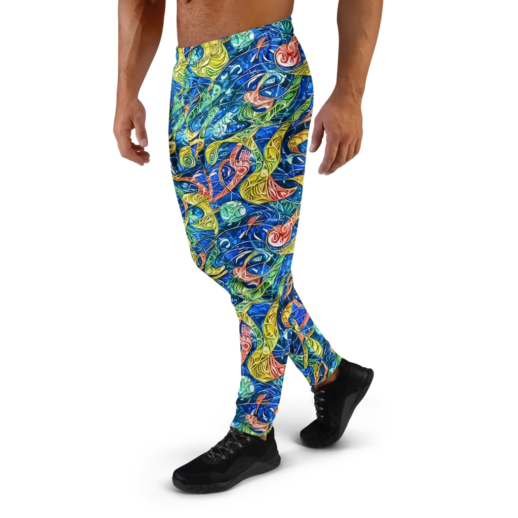 Sonic Tide on Men's Joggers — Left
