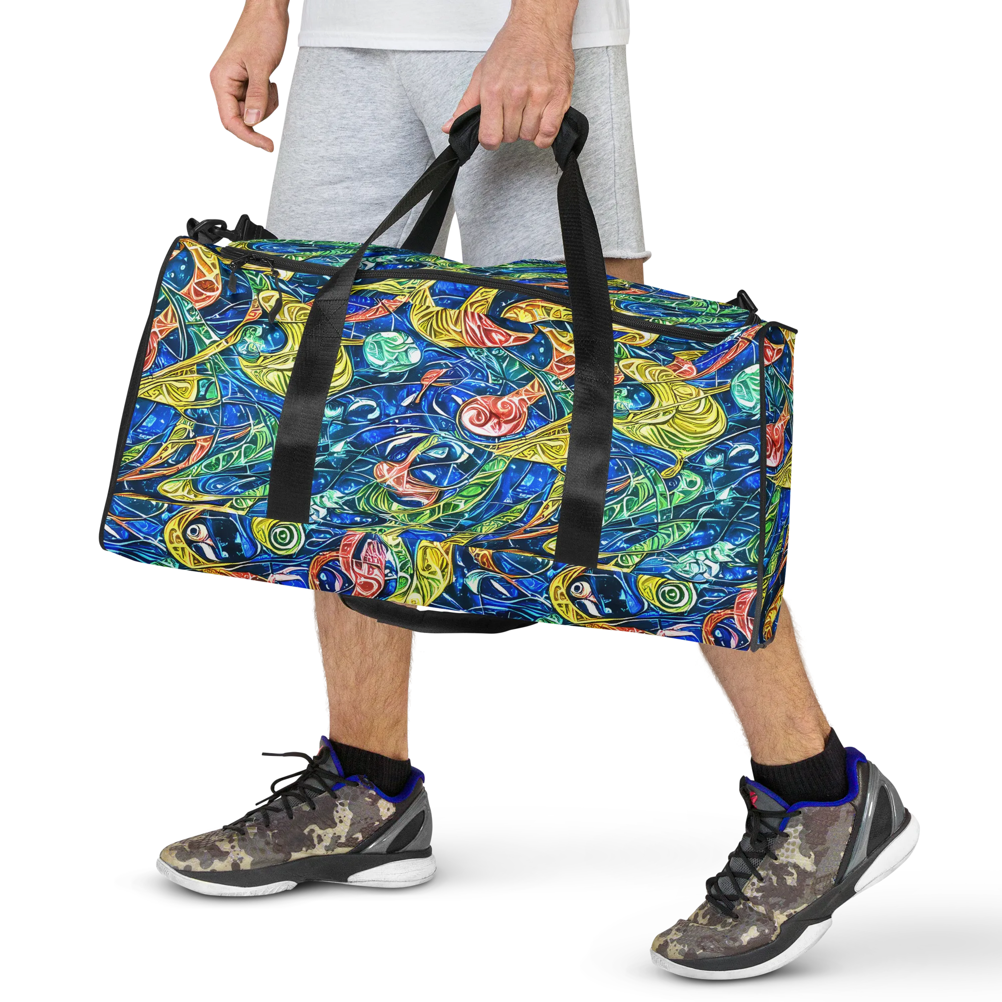Sonic Tide on Duffle Bag — Front