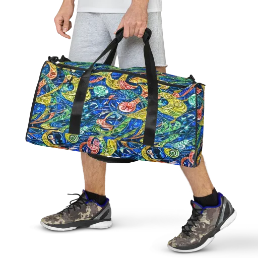 Sonic Tide on a Duffle Bag