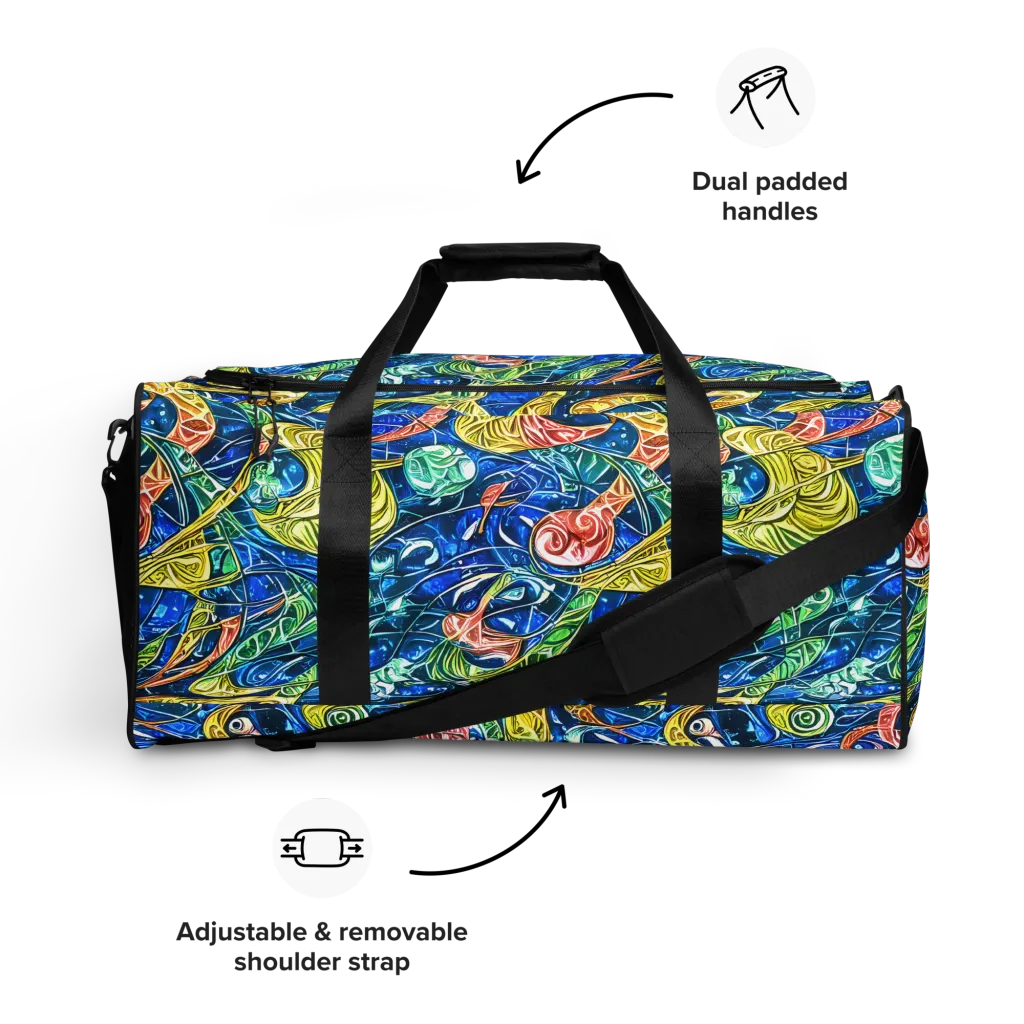 Sonic Tide on Duffle Bag — Front
