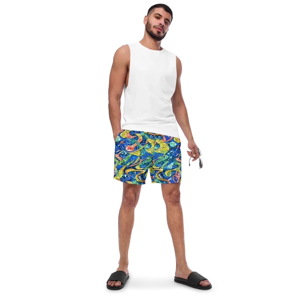 Sonic Tide on Swim Trunks — Front