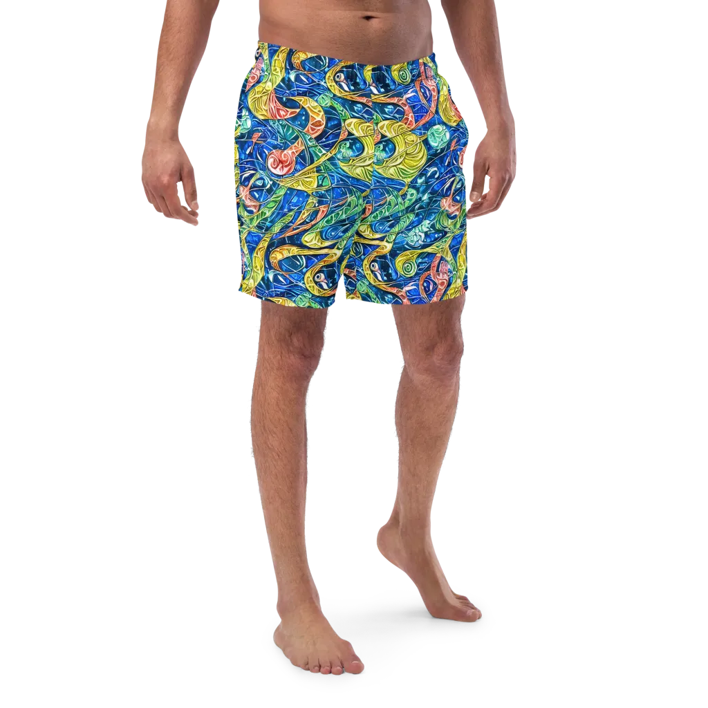 Sonic Tide on Swim Trunks — Front