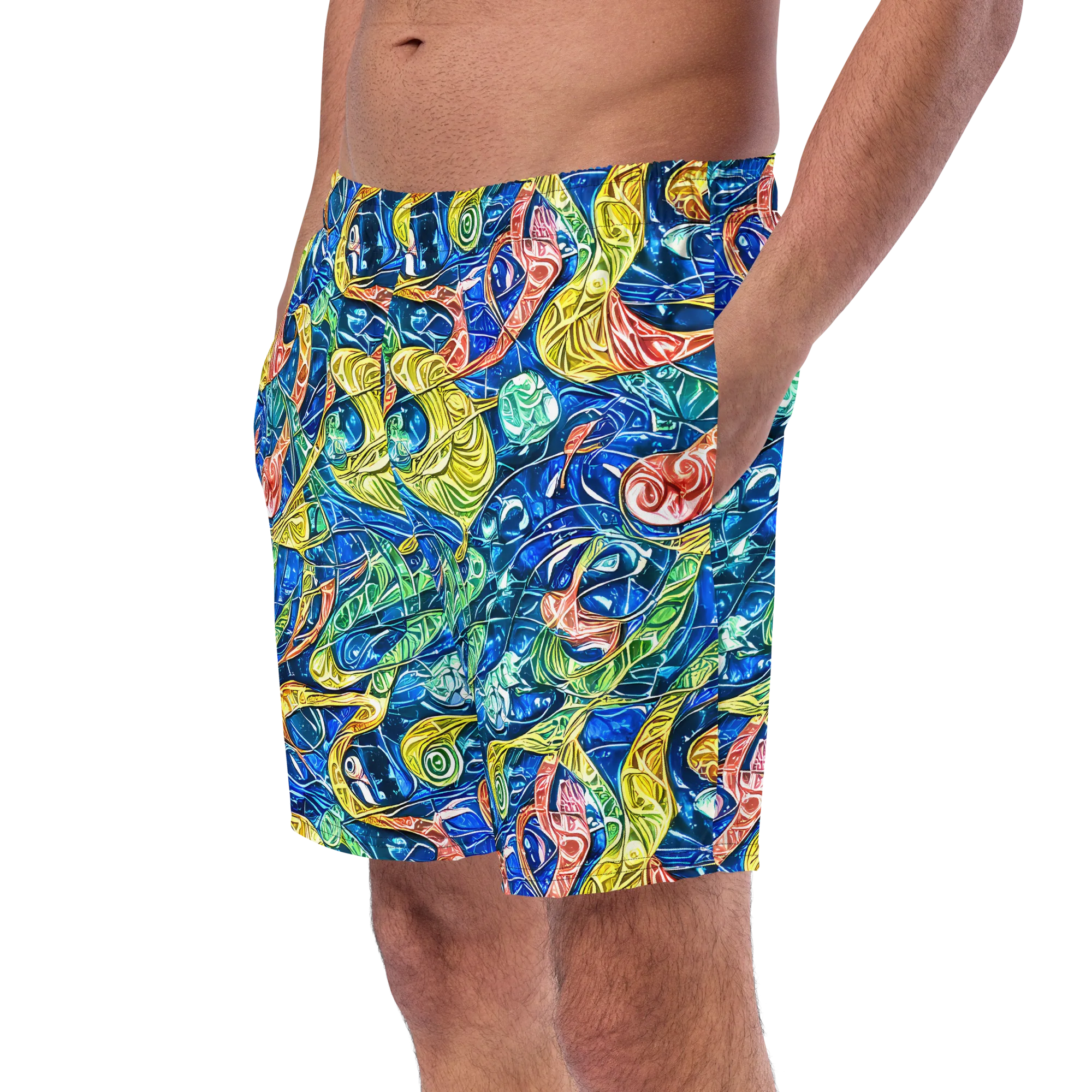Sonic Tide on Swim Trunks — Left Front