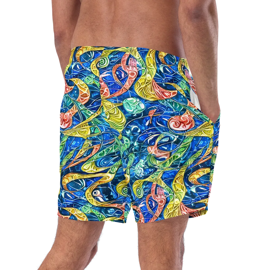 Sonic Tide on Swim Trunks — Right Back